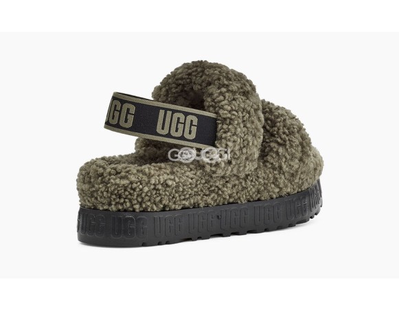 Женские сандалии Oh Fluffita Slide Burnt Olive