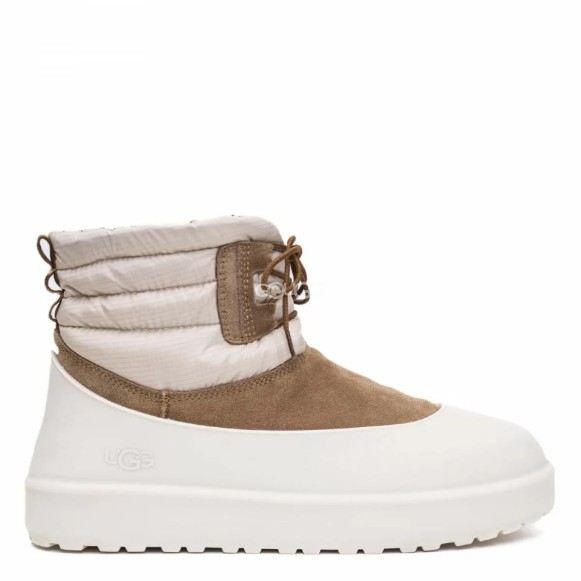 Мужские мини угги с галошами Ugg Mens Classic Mini Lace-up Chestnut Whitecap