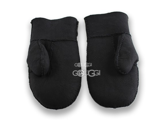 Женские варежки Suede Black 