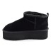Женские ультра мини угги на платформе Ugg Classic Ultra Mini Platform Black