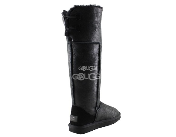 Женские высокие угги Classic Tall Metallic Skillful Wrestling Black