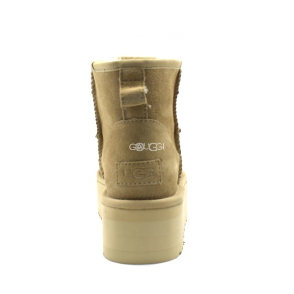 Женские ультра мини угги на платформе UGG Classic Ultra Mini Sand