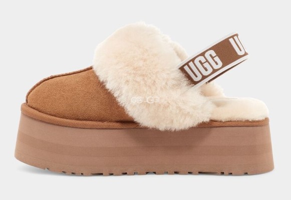 Женские тапочки Ugg Funkette Slipper Chestnut