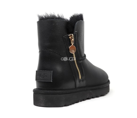 Женские угги на молнии Bailey Zip Mini Black