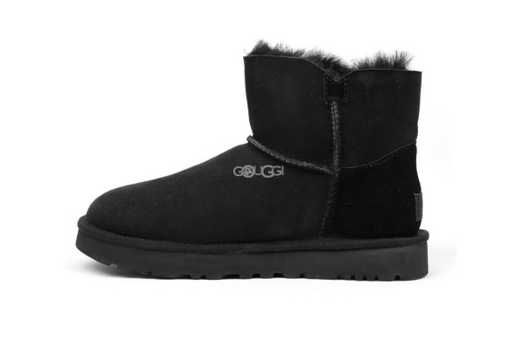 Женские угги на молнии Bailey Zip Mini Black