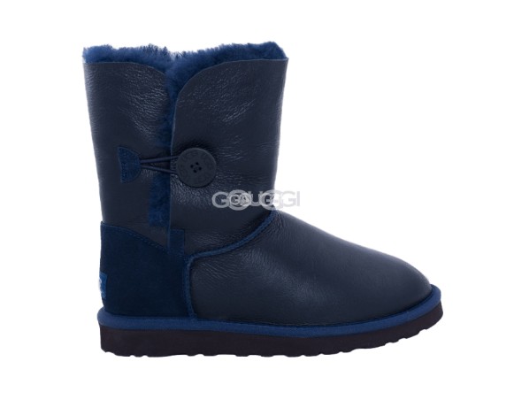 Женские угги с пуговицей Bailey Button Metallic Navy